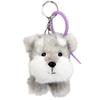 BESTEVER Furries Plush Keychain Bag Charm Schnauzer Dog 46262