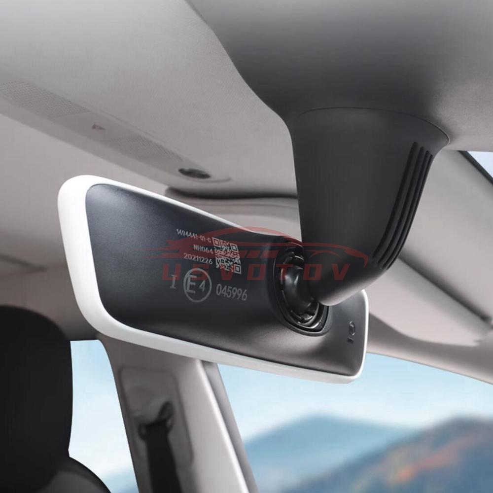 Защитная рамка для зеркала заднего вида для Tesla Model 3 YSX, аксессуары для центральной консоли, внутренняя крышка заднего вида, силиконовый резиновый чехол