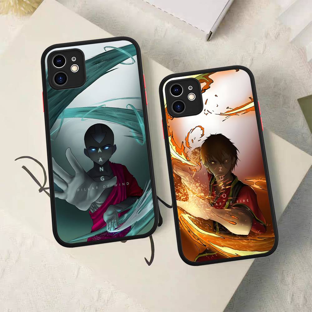 A-avatar Аватар: Легенда об Аанге Чехол для телефона Для IPhone 16e 16 15 14 13 12 11 Pro Max X XS Max Plus Матовый Прозрачный