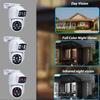 Outdoor Dual Lens 6MP PTZ POE IP Camera CCTV Security Dome Two-Way Audio Color Night Video Surveillance For Nvr System Xmeye