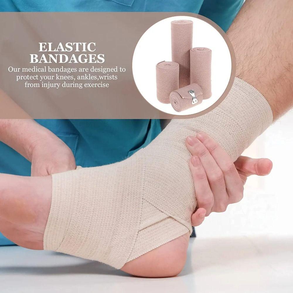 Sweatproof Strong Compression Bandage Wrap Skin Colour Binding Straps Light High Elastic Bandage