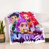 Dance Party Fashion Show Blanket Warmthful Decor Great for Livingroom Couch Bedding for All Seasons Modern Gifts For Family Or Friends