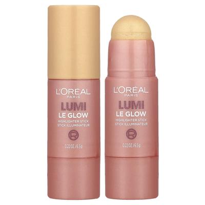 L'Oréal, Lumi, Хайлайтер-стик Le Glow, 635 Glowy Golden Couture, 6,5 г (0,22 унции)