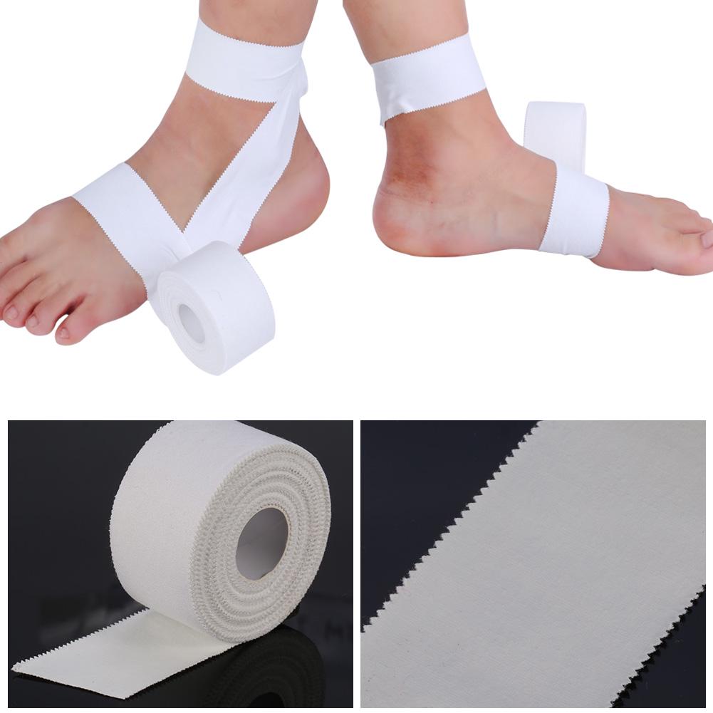 1 Roll Professional White Athletic Trainer Care Tape Sport Binding Strapping Joints Support
