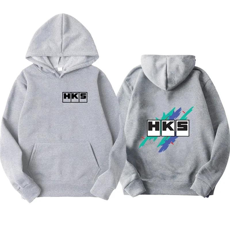 Japanese JDM Improved HKS Endless Car Hoodie Men's and Women's Printed Hoodie Loose Casual Hoodie Neutral Long Sleeve
