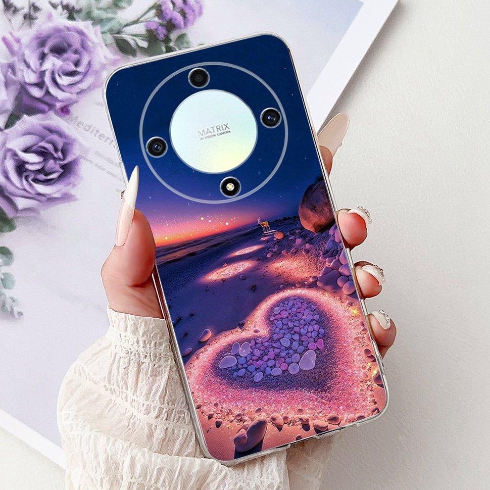 For Honor X9a 5G Case RMO-NX1 Beautiful Butterfly Soft Silicone Phone Cases For Honor X 9a X9a 2022 Back Cover Bumper 6.67"