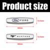 BBAO9 1/2Pcs 60mm 3D Metal Car Seat Interior Badge Emblem For Ford Mustang Shelby Cobra Focus Mondeo F150 MK2 Auto Tuning Accessories
