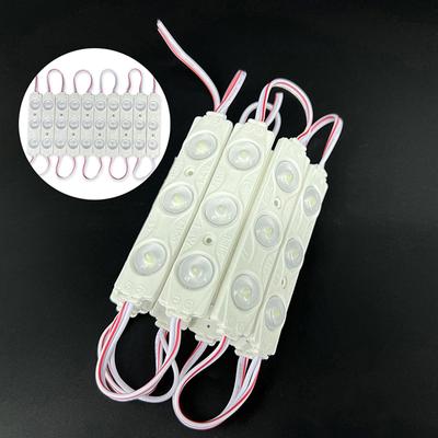 20 шт. Dc12V Smd 3 светодиодных модуля для инъекций, водонепроницаемые, IP67, декоративные, 2835, жесткие полоски, лампа, белый, красный, зеленый, синий