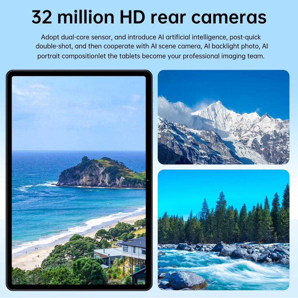 Планшет Android Pro 13 Cross-Border 10,1", Восьмиядерный, 16 ГБ + 1 ТБ, Совместимость с 4G