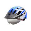 Mountain Bike Helmet With Magnetic Goggle Visor Peak Men Women Adult Cycling Safety Gear