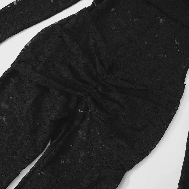 Летний кружевной сексуальный комбинезон 2025 года для европейских и американских женщин