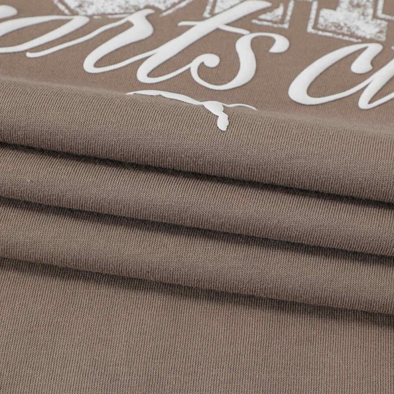 Puma Ss25 Breathable Fashion Comfortable Soft Versatile Short Sleeve T-Shirt Men Tops Light-Brown 688921-93