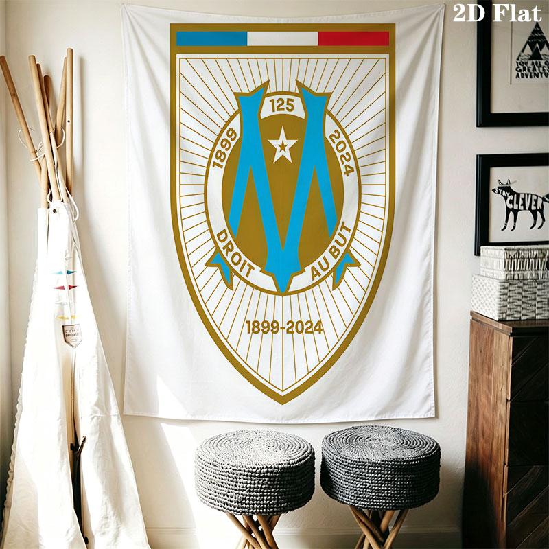 Логотип ОМ Настенное панно Печатное тканевое одеяло Декоративные гобелены для спальни гостиной Декор дома