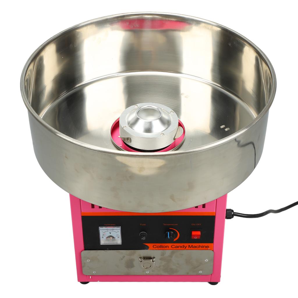 Cotton Candy Machine Commercial Fully Automatic Mini Stainless Steel Candy Floss Maker for Parties