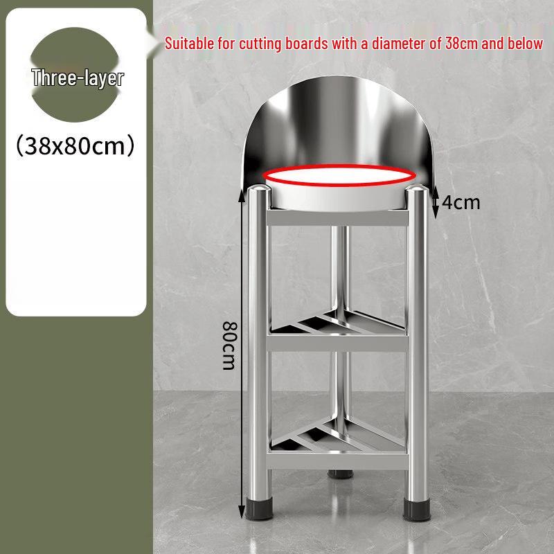LETSFIND 304 Stainless Steel Cutting Board Rack
