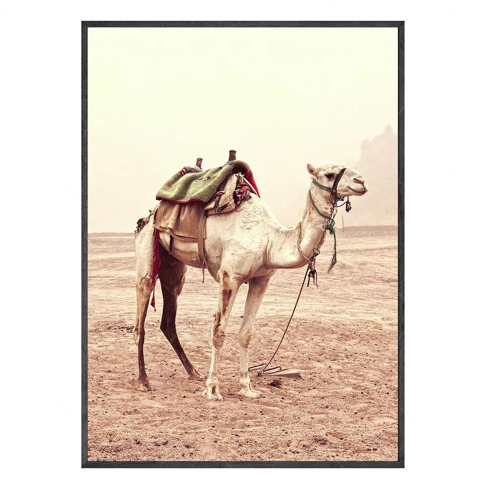 Moroccan Wall Art Canvas Print Marrakesh Architecture Poster Boho Wall Decor Desert Art Picture Decoration Painting for Home