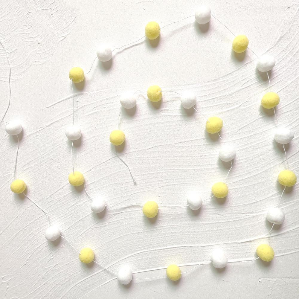 DIY цвет макарон из фетра, веревка, детская комната, палатка, декор, помпон, шар для волос, подвесной кулон, украшение, декор на день рождения