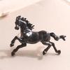 1Pcs Enamel Horse Racing Brooch For Women Unisex Alloy Animal Brooches Clothing Accessories Corsage Jewelry Gift