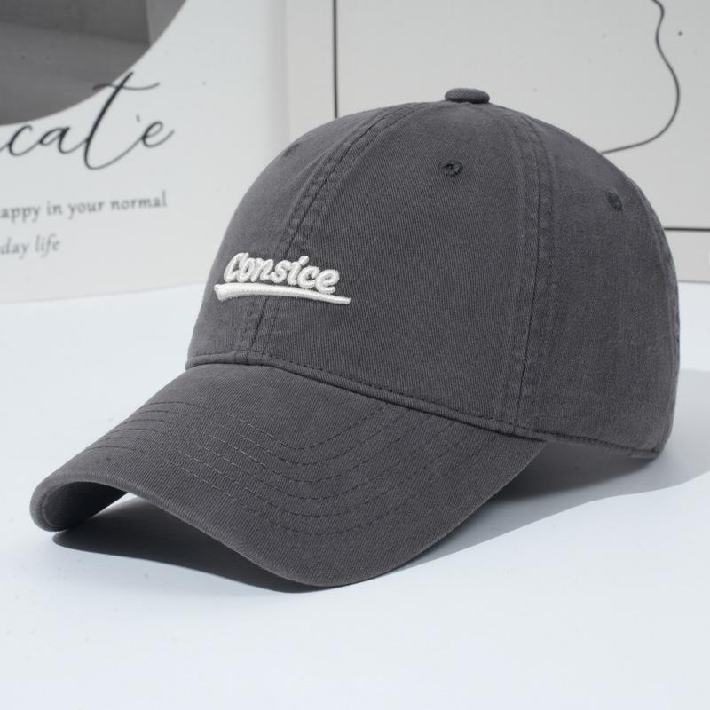 Hat Women's New Soft Top Baseball Cap Versatile Big Head Circumference Deepened Sunshade Sunscreen Cap