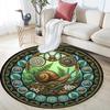 Snail Life Cycle Art Round Area Rug Under Office Chairs Bedroom Living Room Home Decor