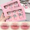 Sweet Mirror Lipstick Set, Translucent, Watery Lip Glaze, Long-Lasting Lip Gloss, Silky, Delicate Makeup