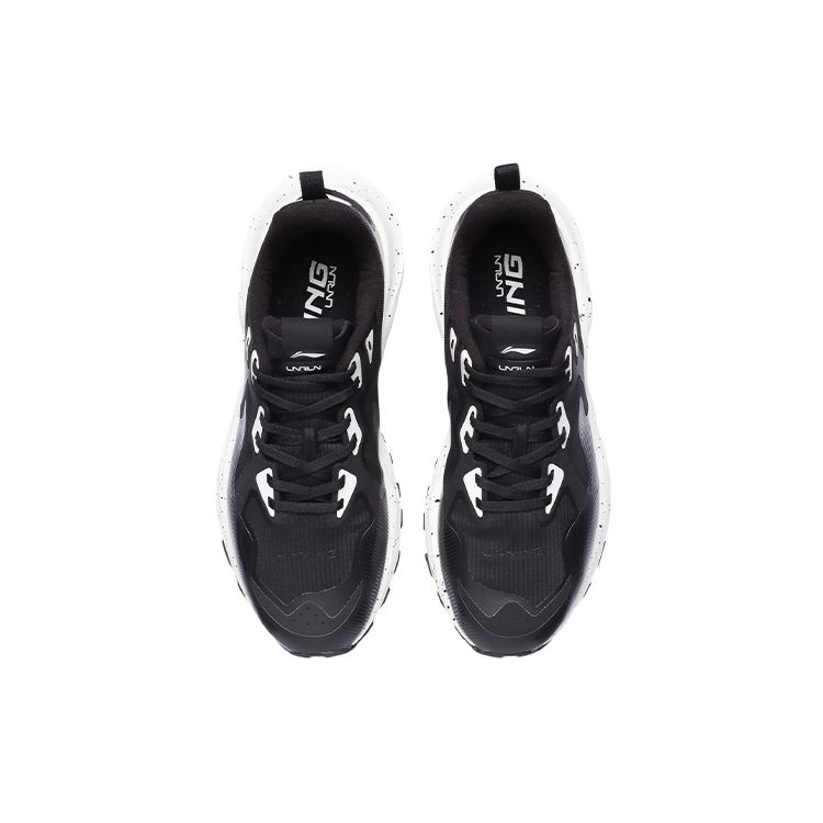 Li-Ning Защитные кроссовки Cloud Rebound Shock Absorbation Low-Top женские кроссовки черные ARHR084-1