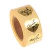 500 Thank You Stickers Mini Diy Craft Gold Heart Shaped Lables Wedding Favour