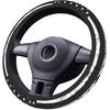 American Flag Steering Wheel Cover with 2 Car Coasters Non Slip Neoprene for Women Men Universal 15 Inch