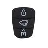 Корпус дистанционного ключа с 3 кнопками, подходит для Hyundai Solaris Accent Tucson l10 l20 l30 Kia Rio Ceed Flip