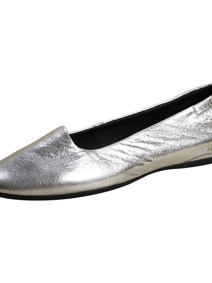 Супермягкие и красивые, не устают ноги 2025 французские одинарные туфли женские новые на плоской подошве туфли бабушки удобные мягкая подошва маленькие кожаные туфли