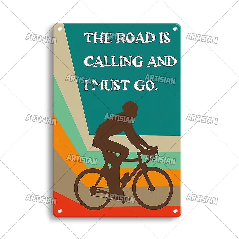 Артизанальный велосипедный металлический знак, велосипедный постер, декоративная тарелка для езды на велосипеде, настенный декор, гараж, бар, паб, клуб, отель, кафе, кухня