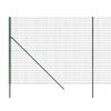 Green Welded Wire Fence 1.4 x 25 m Galvanized Steel