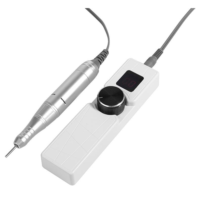 Portable 35,000 RPM White Nail Salon Grinder