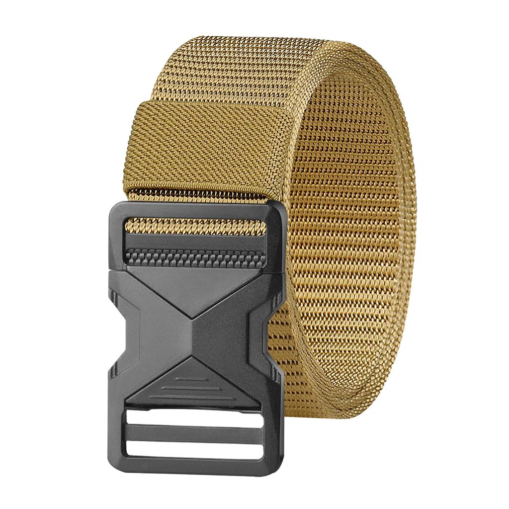 Men’s Quick-Release - Belt – Imitation Nylon Military Belt, Adjustable Outdoor, EDC, and Multi-Functional Waist Belt