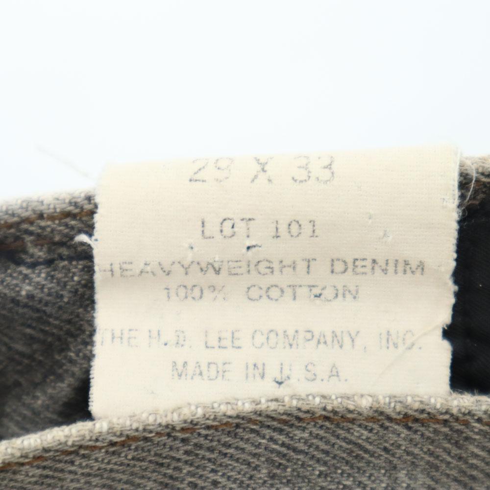 Lee 90-е Сделано в США Старые джинсовые брюки W29 серые Джинсы на пуговицах Мужские Б/У