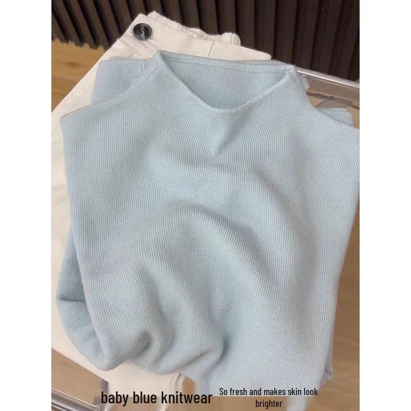 Stylish High Neck Slim Fit Sweater - Autumn/Winter Knitted Long Sleeve Solid Color Top