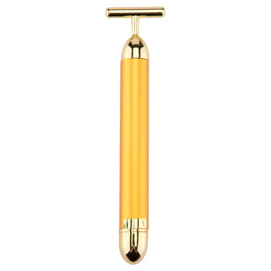 Массажер для лица с сильной частотой вибрации, многофункциональные цинковые сплавы, Т-образные вибрационные ролики для лица для женщин