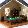 Крошечная фигурка из смолы 1:Миниатюрная сцена бильярда в масштабе 1:64, фигурки, диорамы, модели для поделок своими руками и создания ландшафтов