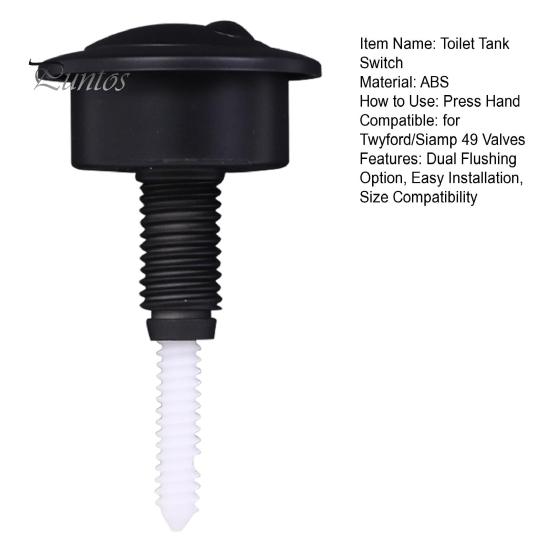 Кнопка смыва сверху на баке для воды из АБС-пластика, кнопка смыва сверху на баке для туалета, кнопка смыва сверху для Twyford/Siamp 49 клапанов