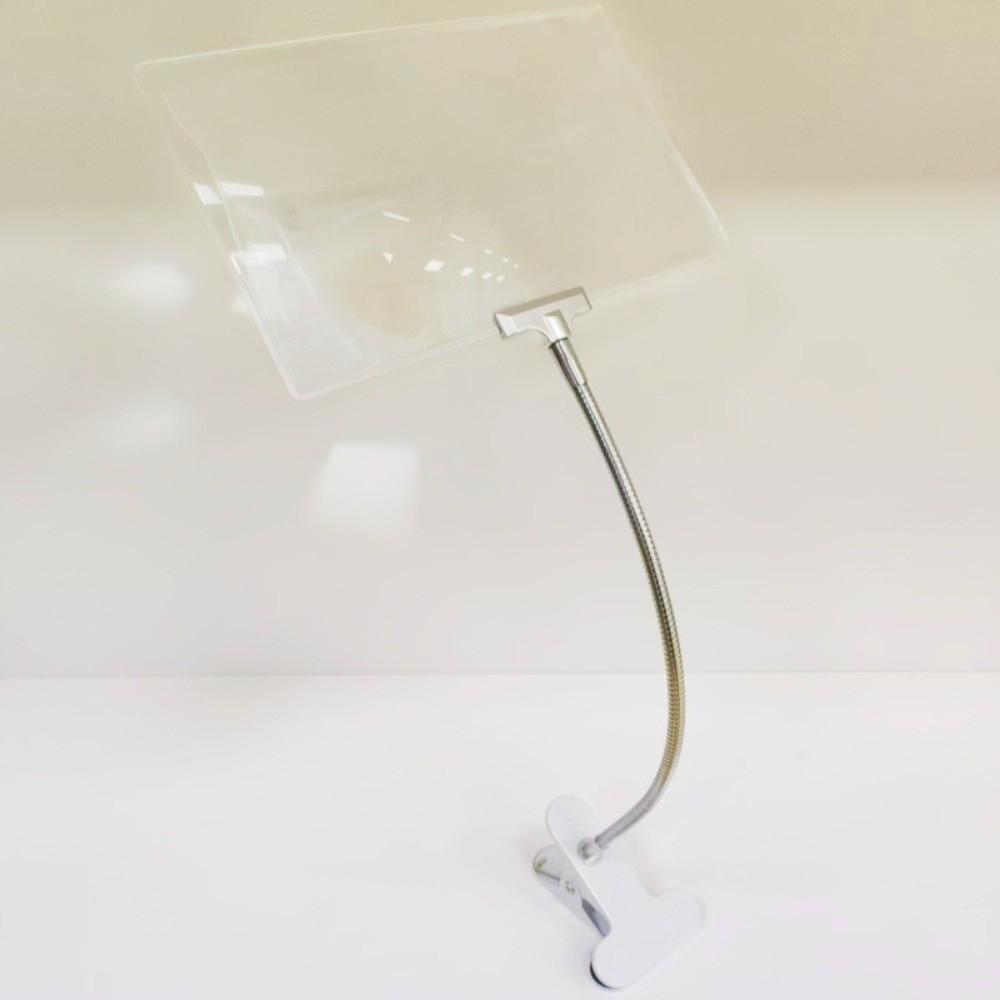 360 Degree Flexible Neck 4X Magnifying Glass Full Book Page Reading Magnifier  Reading Assistance