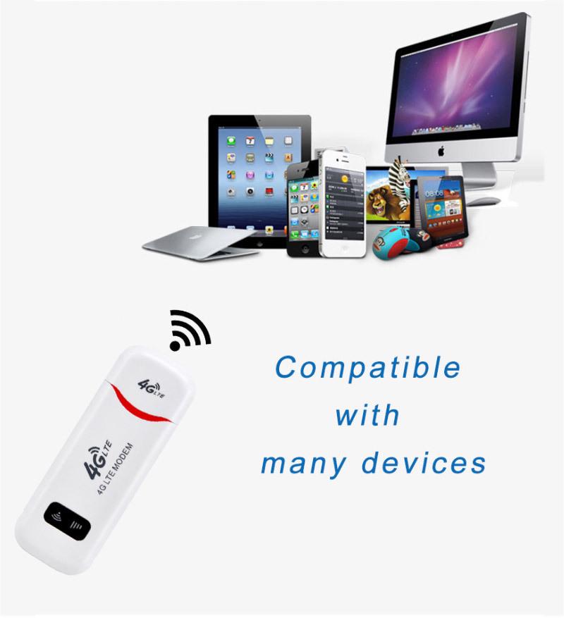 Карманный WiFi USB-модем 4G LTE: Беспроводная карта и роутер для автомобилей (Таиланд)