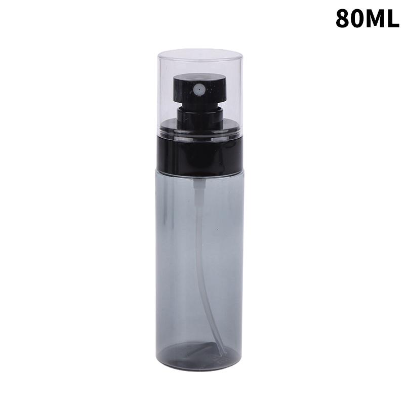 1 шт., 30 мл, 60 мл, 80 мл, 100 мл, 120 мл, распылительная бутылка с прозрачной крышкой, тонкий распылитель для разлива, портативная маленькая косметическая бутылочка для путешествий