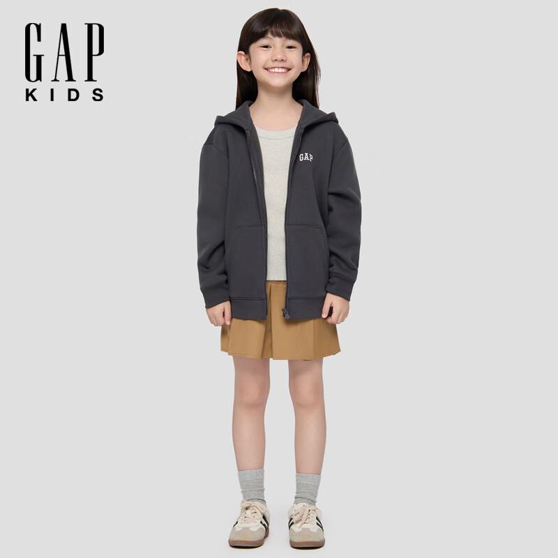 Gap Kids' Logo Fleece Full-Zip Hoodie