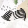 DIY Foldable Black Hair Comb Set: 5-Tooth and 7-Tooth