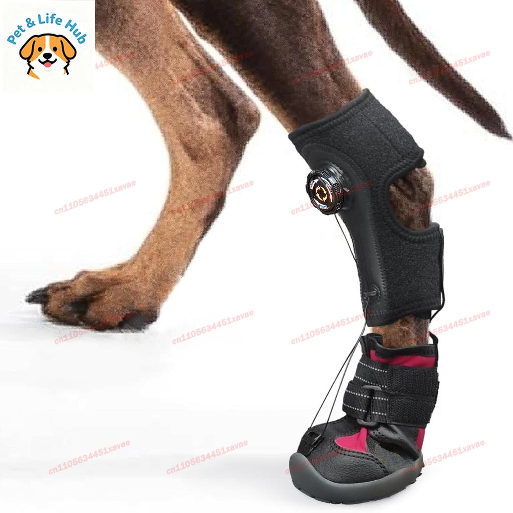 Dog Shoes Protection Puppy Boots Injured Dog Joint Fixation Dirty Proof Anti Drop Wear Resistant Hard Sole Breathable Foot