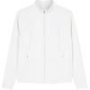 Champion Series Solid Color Zipper Stand Collar Comfortable Breathable Casual Jacket Women Jackets Gardenia-White 162430703-1
