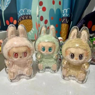 V1 V2 Защитный чехол Labubu Чехол-протектор Labubu Сидящая вечеринка Прозрачная защитная оболочка Пылезащитный чехол Кукла Чехол Labubu