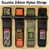 Для Suunto 24 мм Нейлоновый ремешок-петля Браслет Для SUUNTO7/9/9baro/Spartan Sport Легкозаменяемый ремешок для часов D5