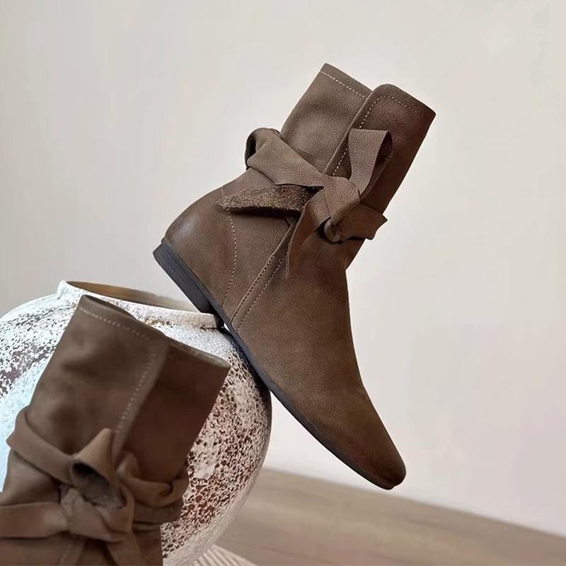 Женские зимние ботильоны на плоской подошве с острым носком Зимняя сексуальная обувь для вечеринок Женские трендовые ботинки челси 2024 года Прогулочные туфли для женщин