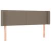 Vidaxl Zagłówek Do Łóżka Z Led, Taupe, 147X16X78/88 Cm, Tkanina